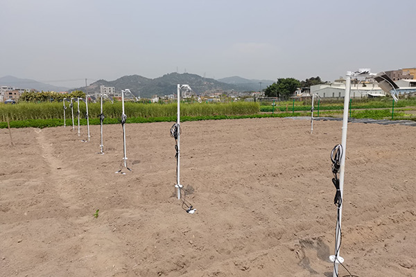 福建省廈門市集美區土壤墑情監測站安裝實拍